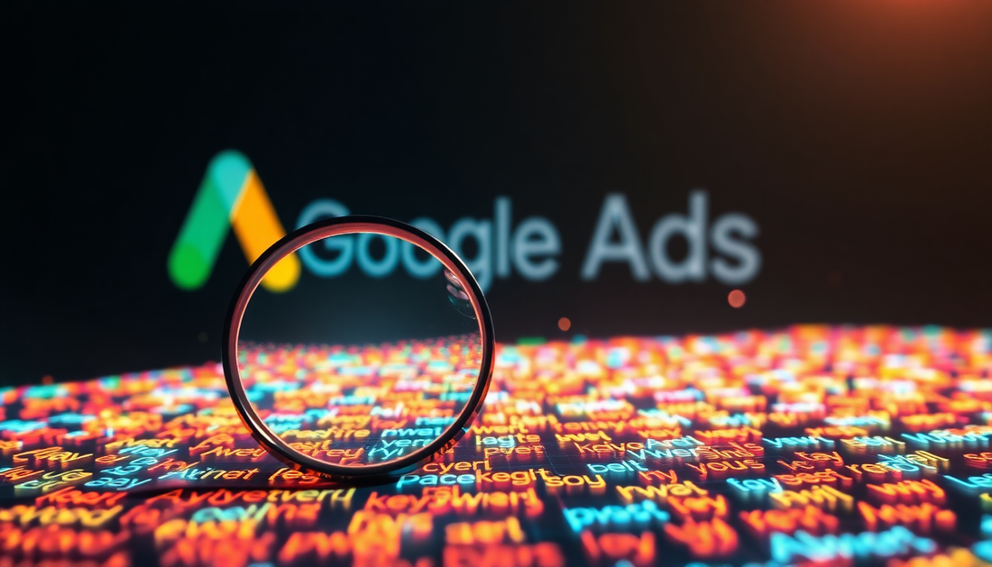google ads ciblage par mots clefs